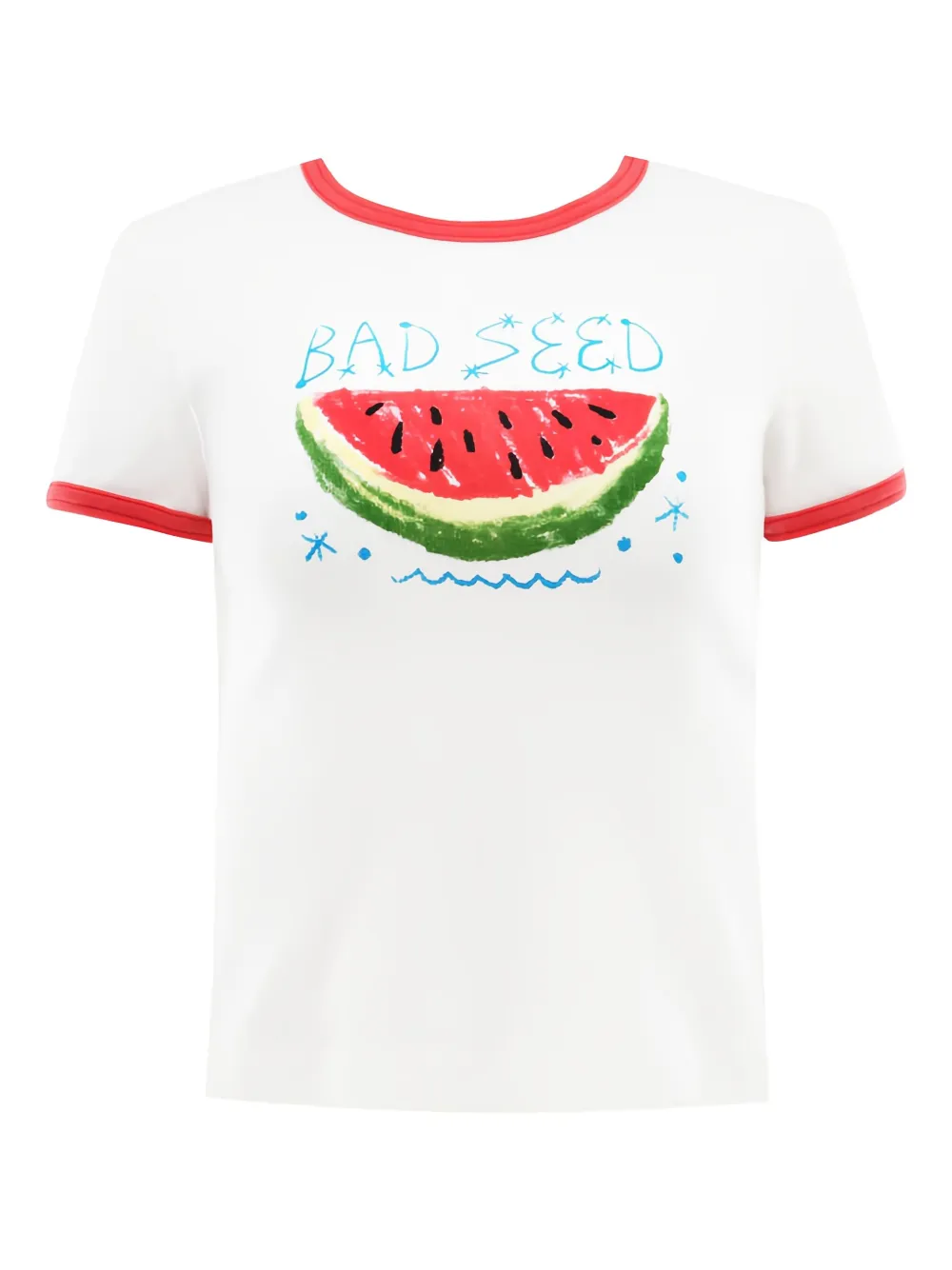 MOTHER The Itty Bitty Ringer T-shirt | White | Image 1