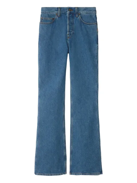 Burberry jeans con tiro alto