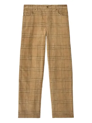 Burberry チェック カーゴパンツ | ニュートラル | FARFETCH JP
