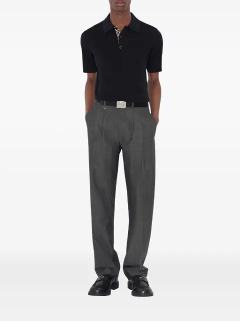 Burberry wool polo shirt