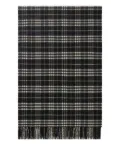 Burberry check-pattern blanket - Black