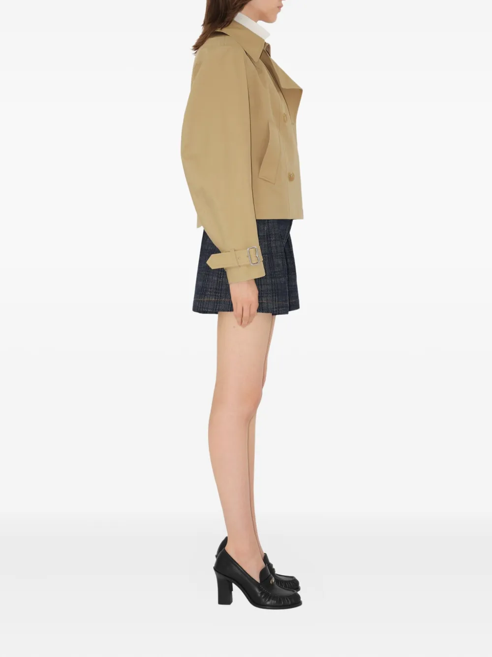 Burberry cropped cotton jacket | Cropped Jackets | Image 2
