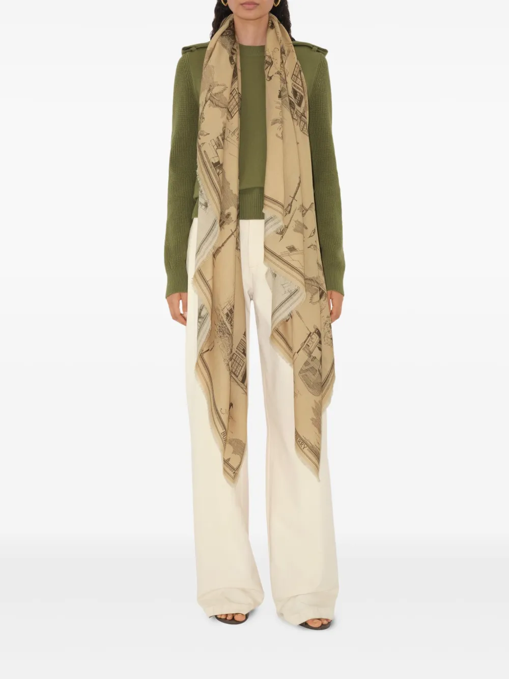 Burberry London Landmarks scarf | Men | Image 2