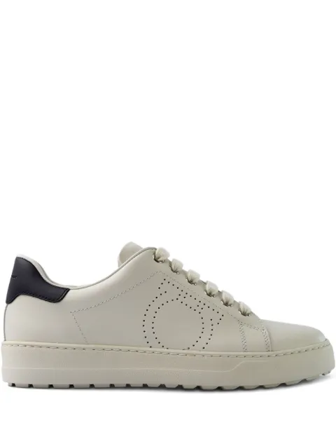Ferragamo Perforated Heel Sneaker