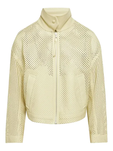Ferragamo veste en cuir à design perforé