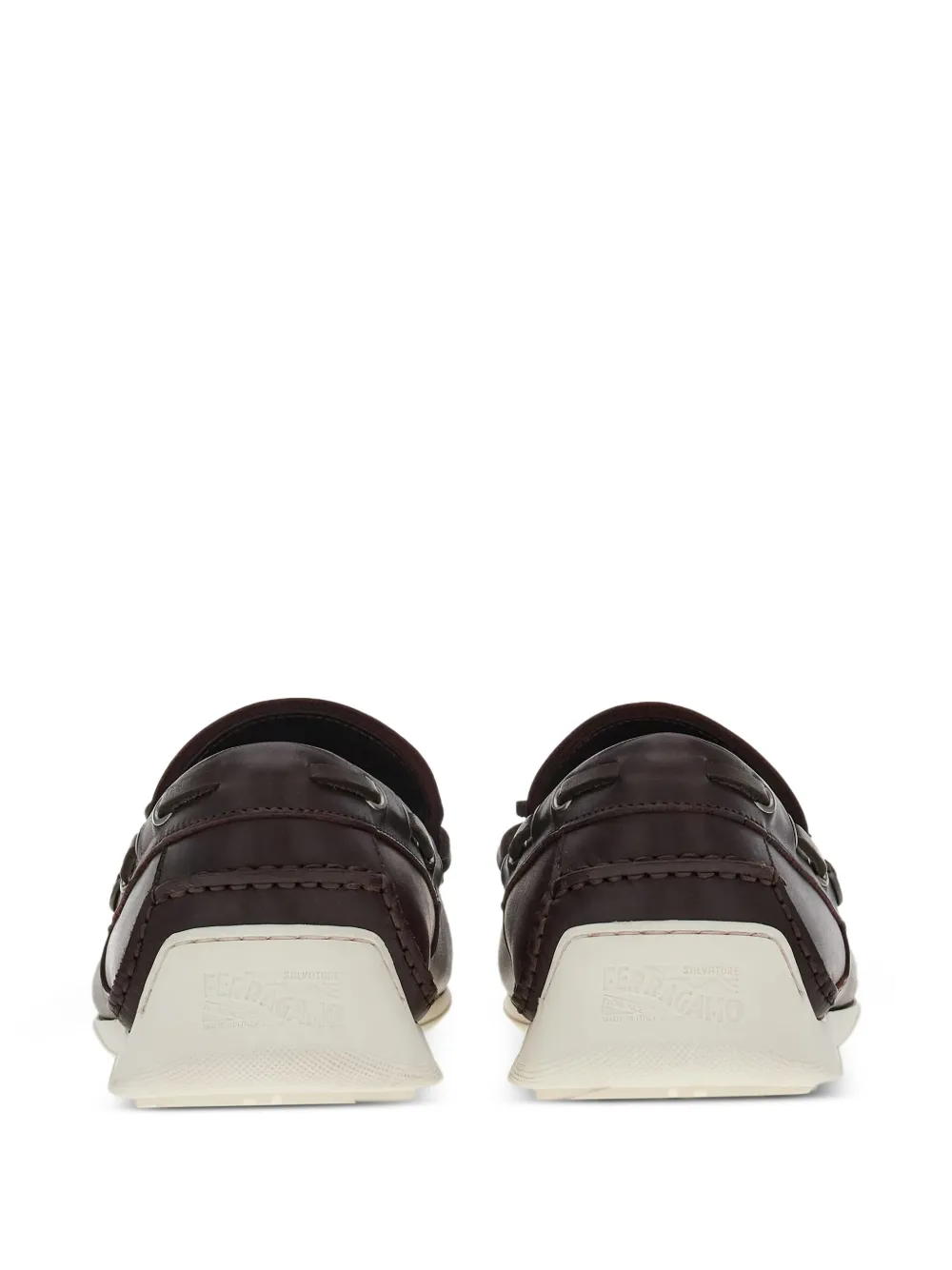 Ferragamo leather lace-up loafers Bruin