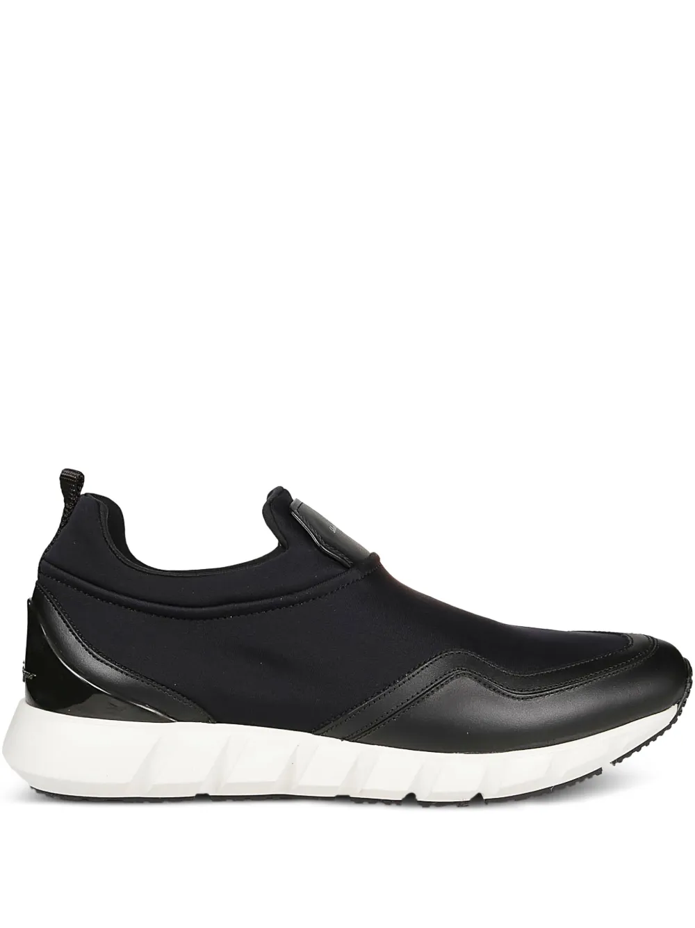 Ferragamo slip-on leather sneakers Black