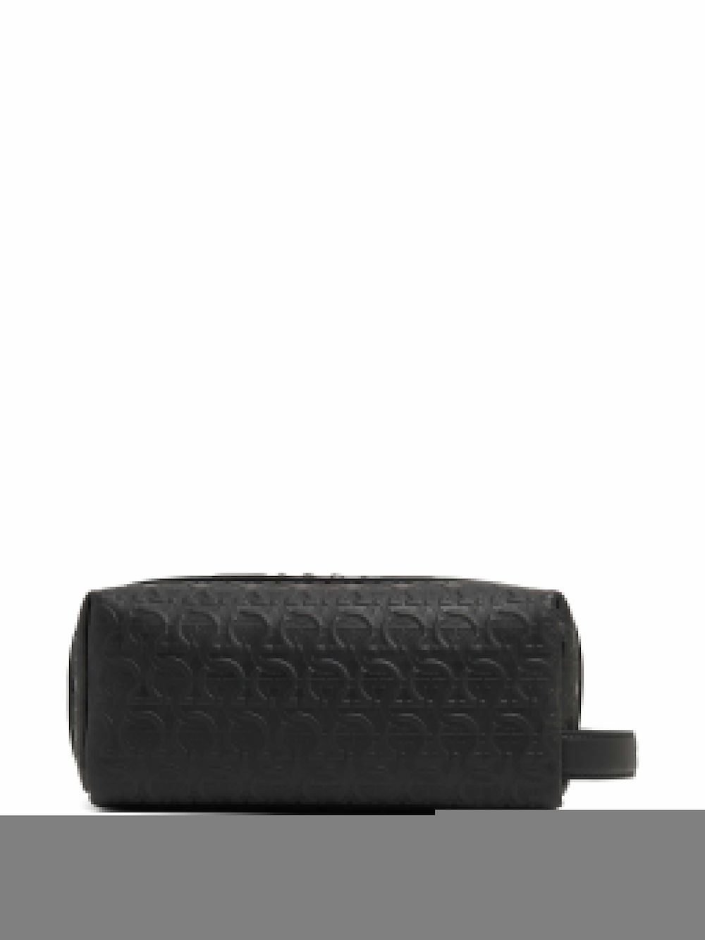 Ferragamo embossed-logo travel pouch Zwart