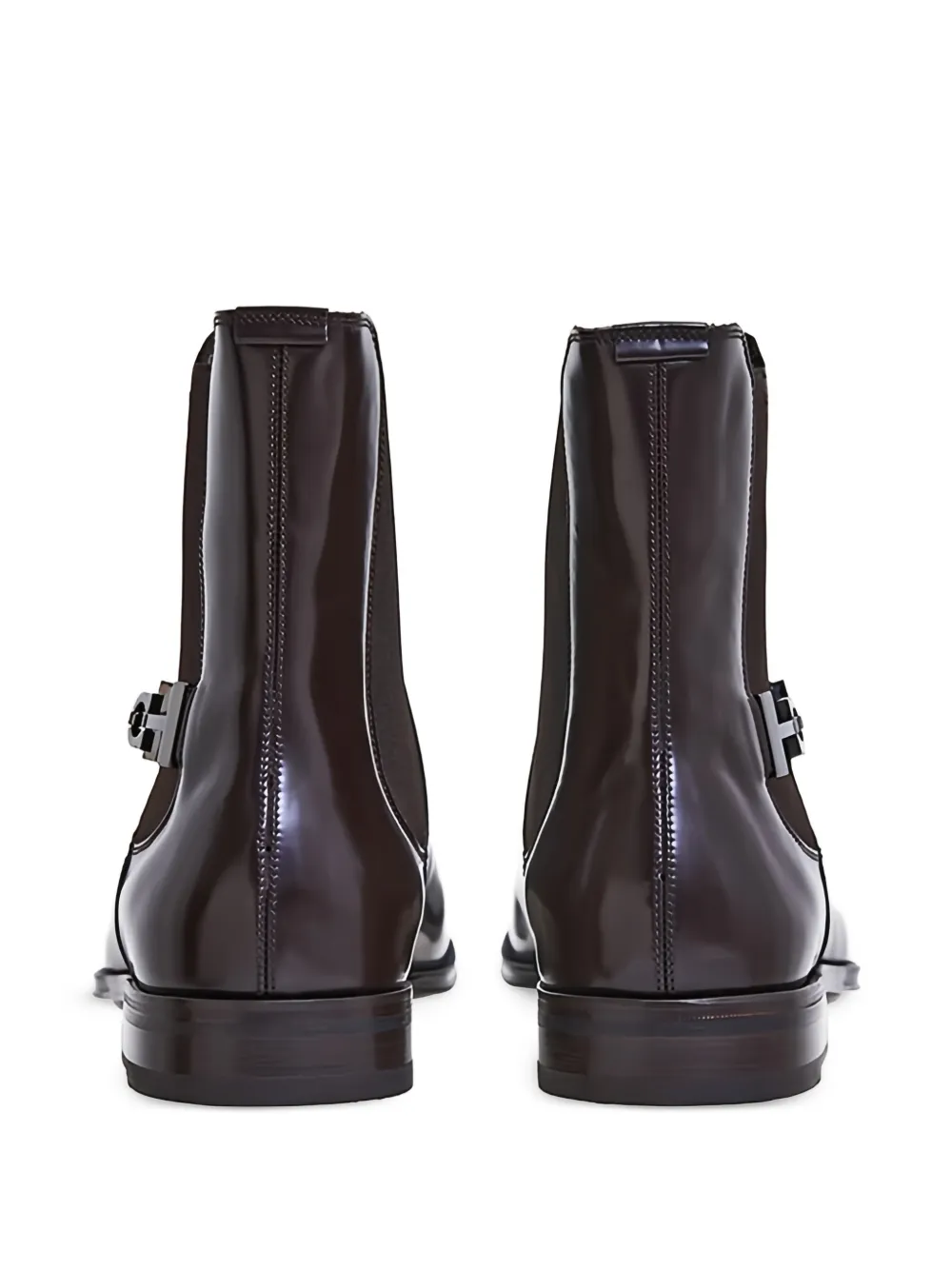 Ferragamo buckle ankle boots Bruin