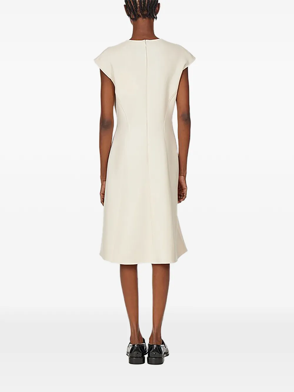 Ferragamo Mini-jurk met V-hals Beige
