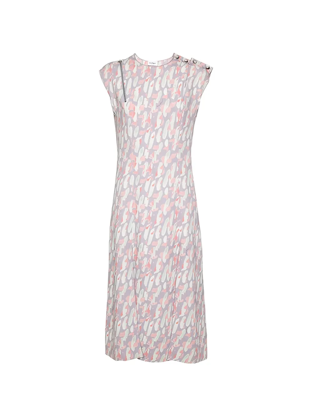 Ferragamo abstract-print midi dress - Viola