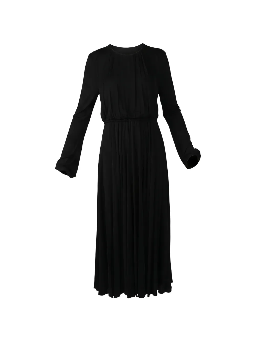 Valentino Garavani Maxi-jurk met lange mouwen Zwart