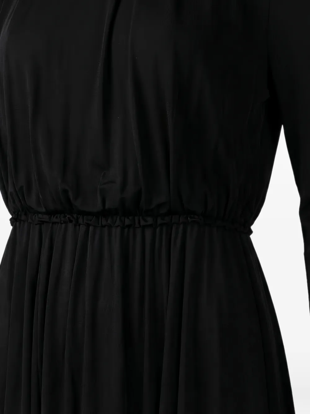 Valentino Garavani Maxi-jurk met lange mouwen Zwart
