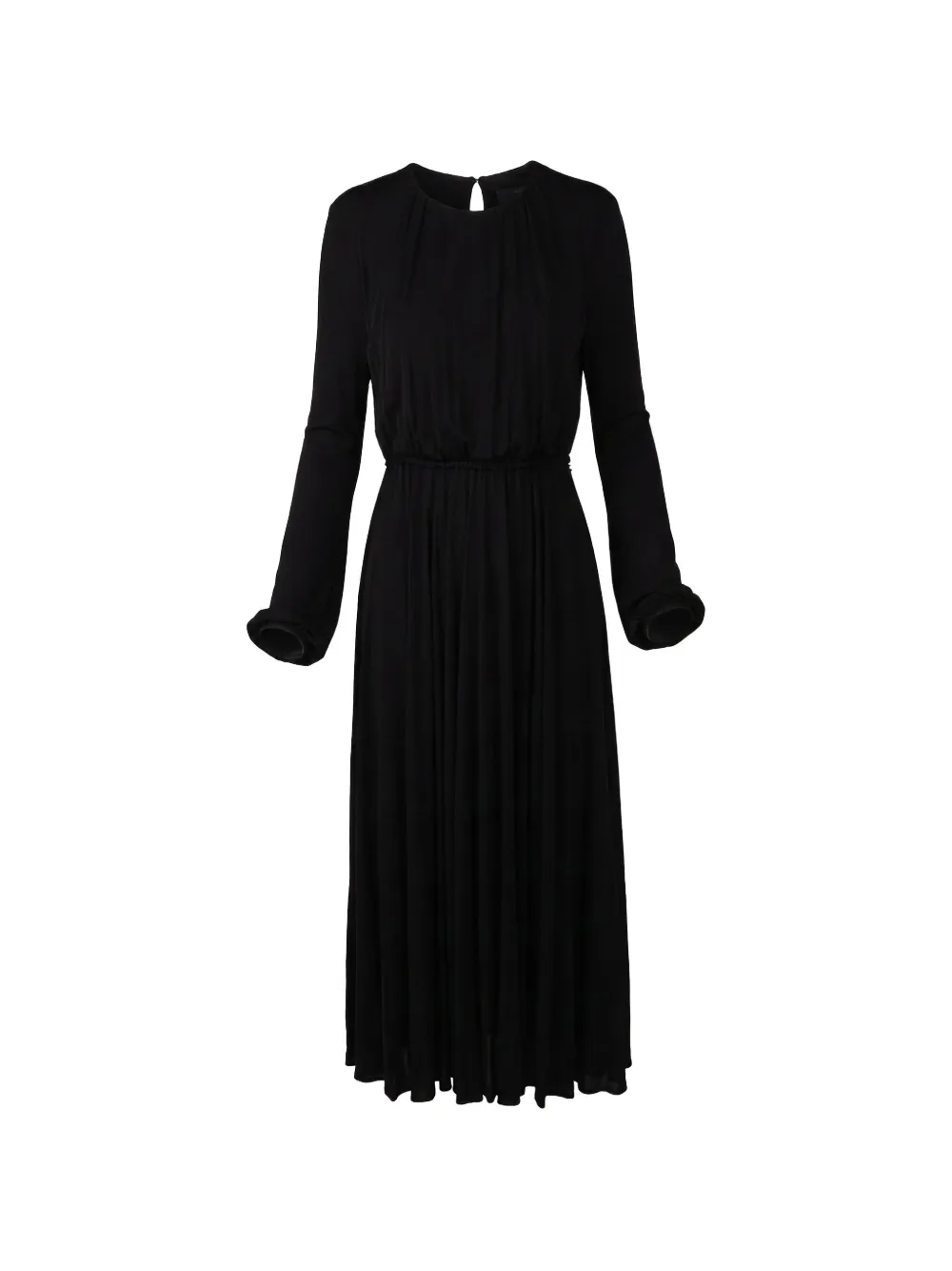 Valentino Garavani long-sleeve maxi dress - Nero