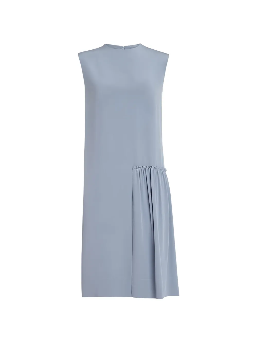 Ferragamo pleated-detail sleeveless midi dress - Blu