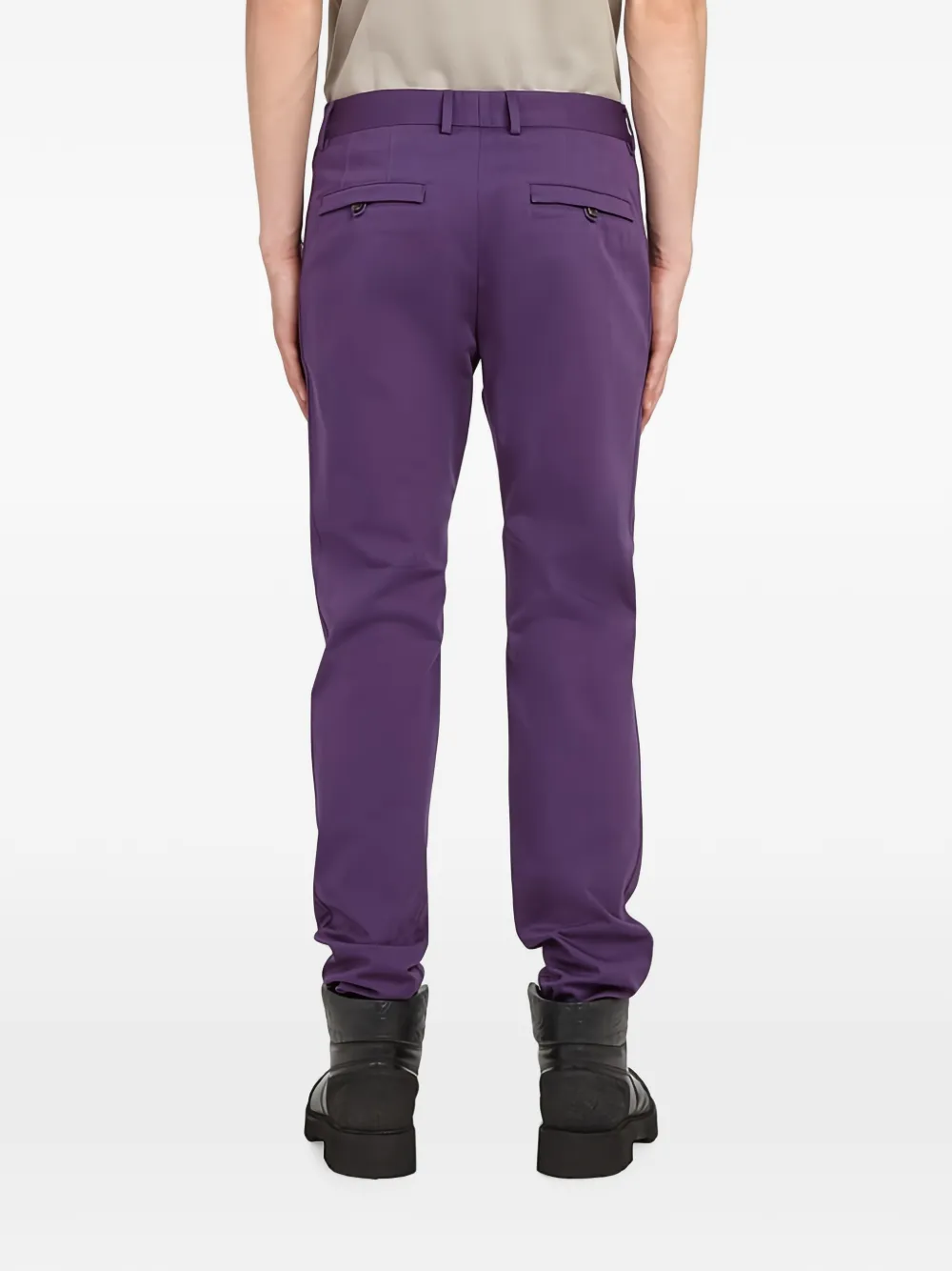 Ferragamo panelled-knee trousers Paars