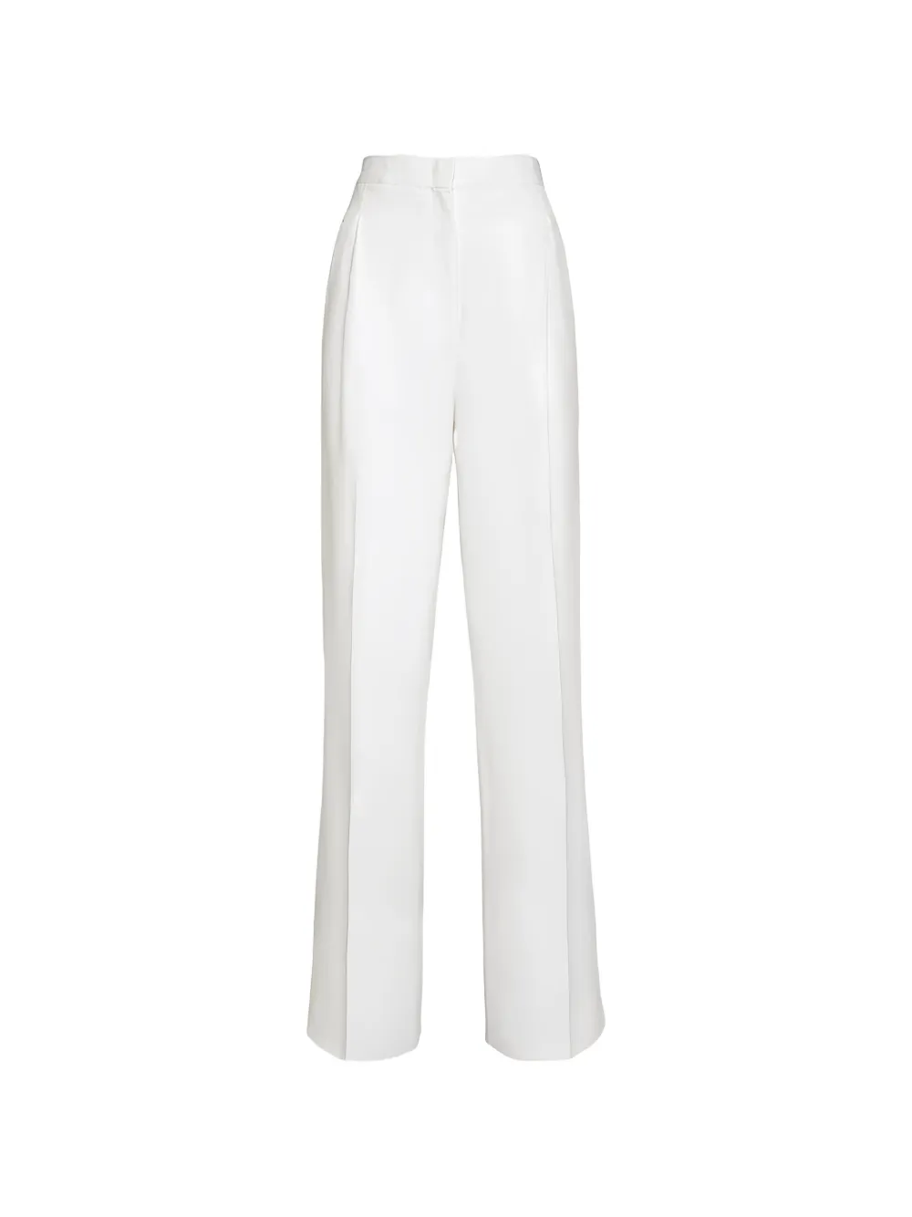 Ferragamo pleated straight-leg trousers - Bianco