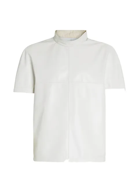 Ferragamo short-sleeved leather T-shirt
