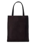 The Row small To Go suede tote bag - Brown