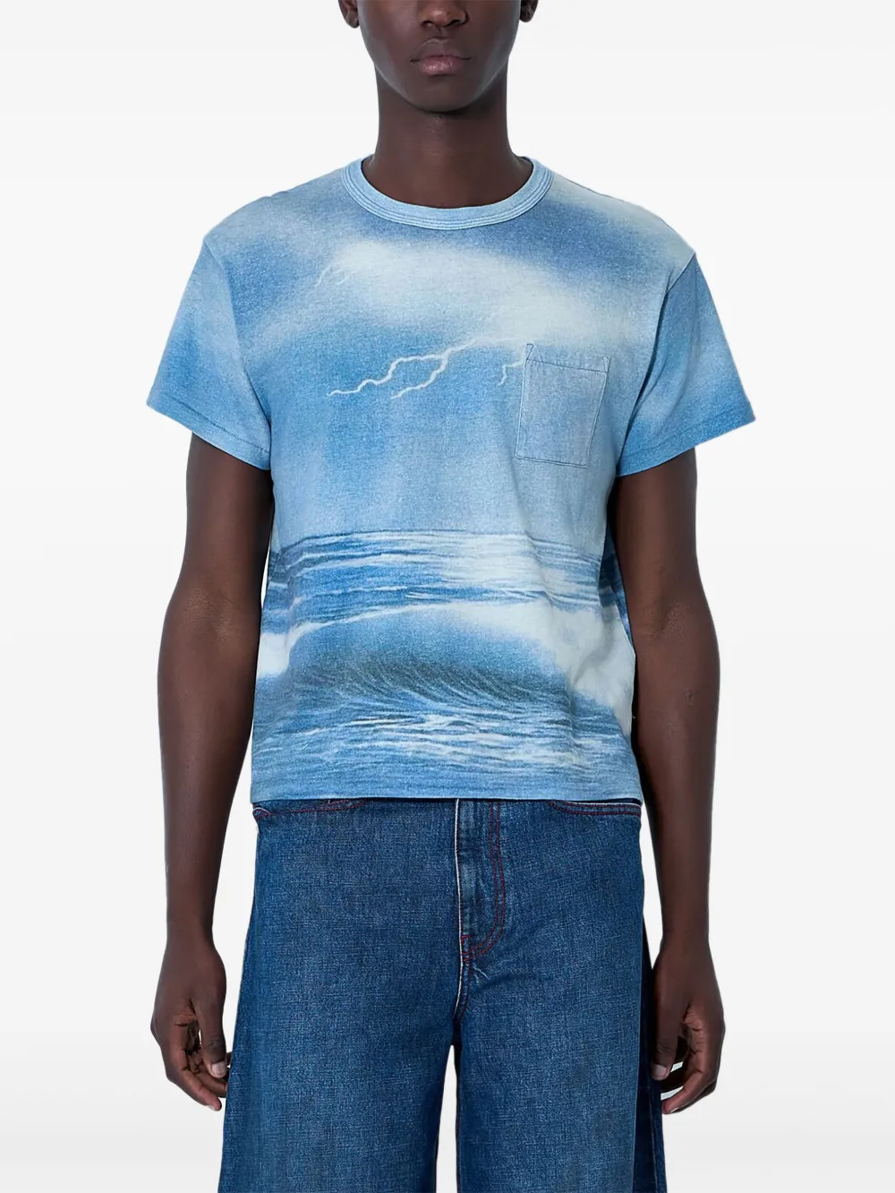 ERL playera con estampado de tormenta | Playeras | Image 2