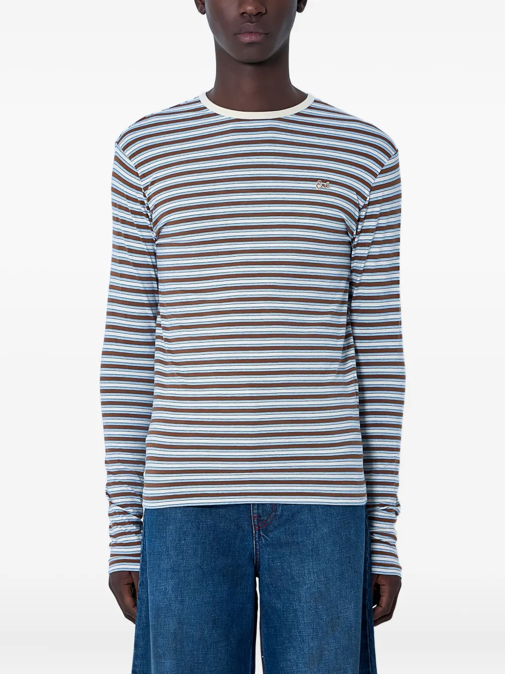 ERL striped crew-neck T-shirt Bruin