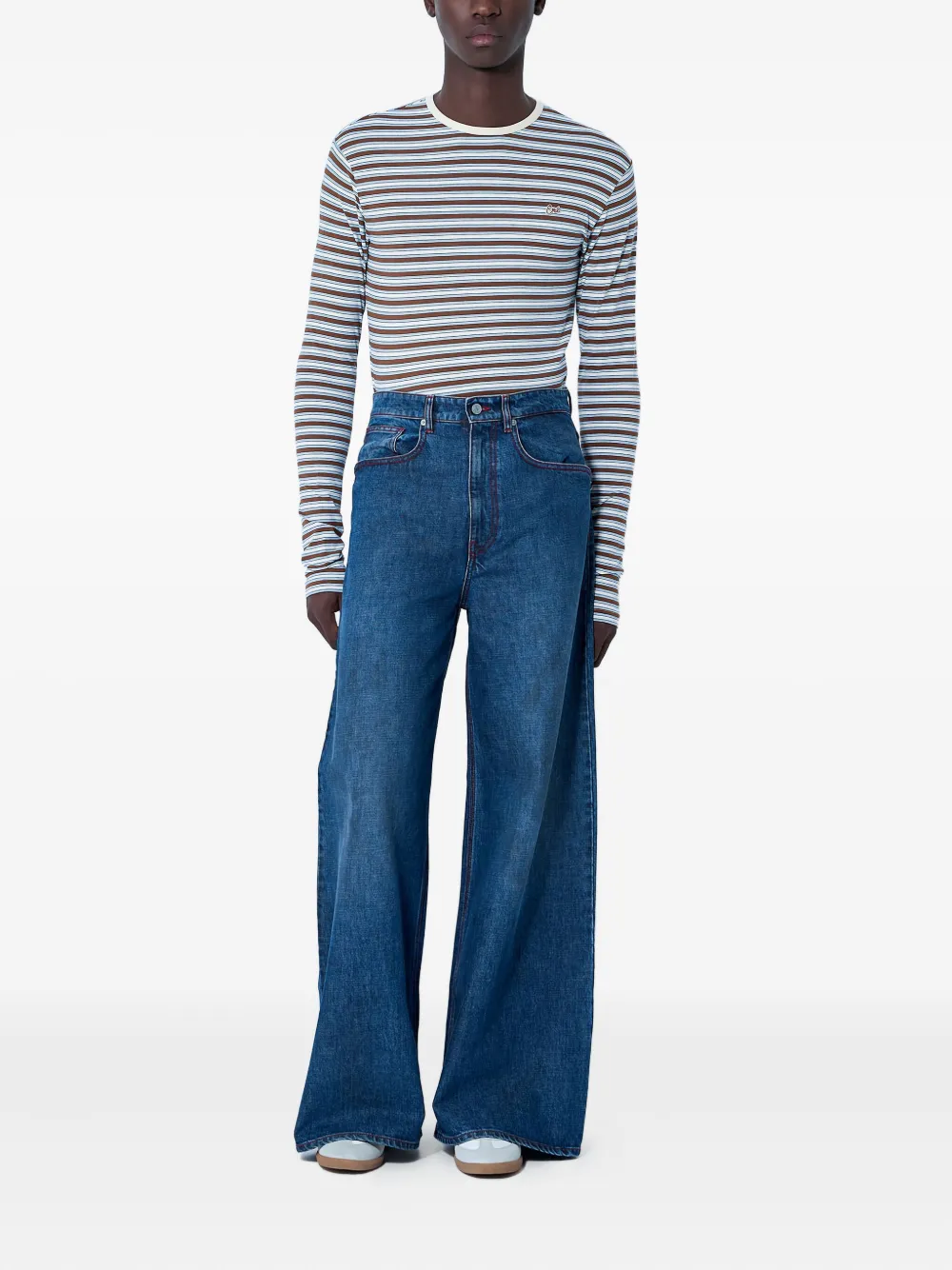 ERL striped crew-neck T-shirt Bruin