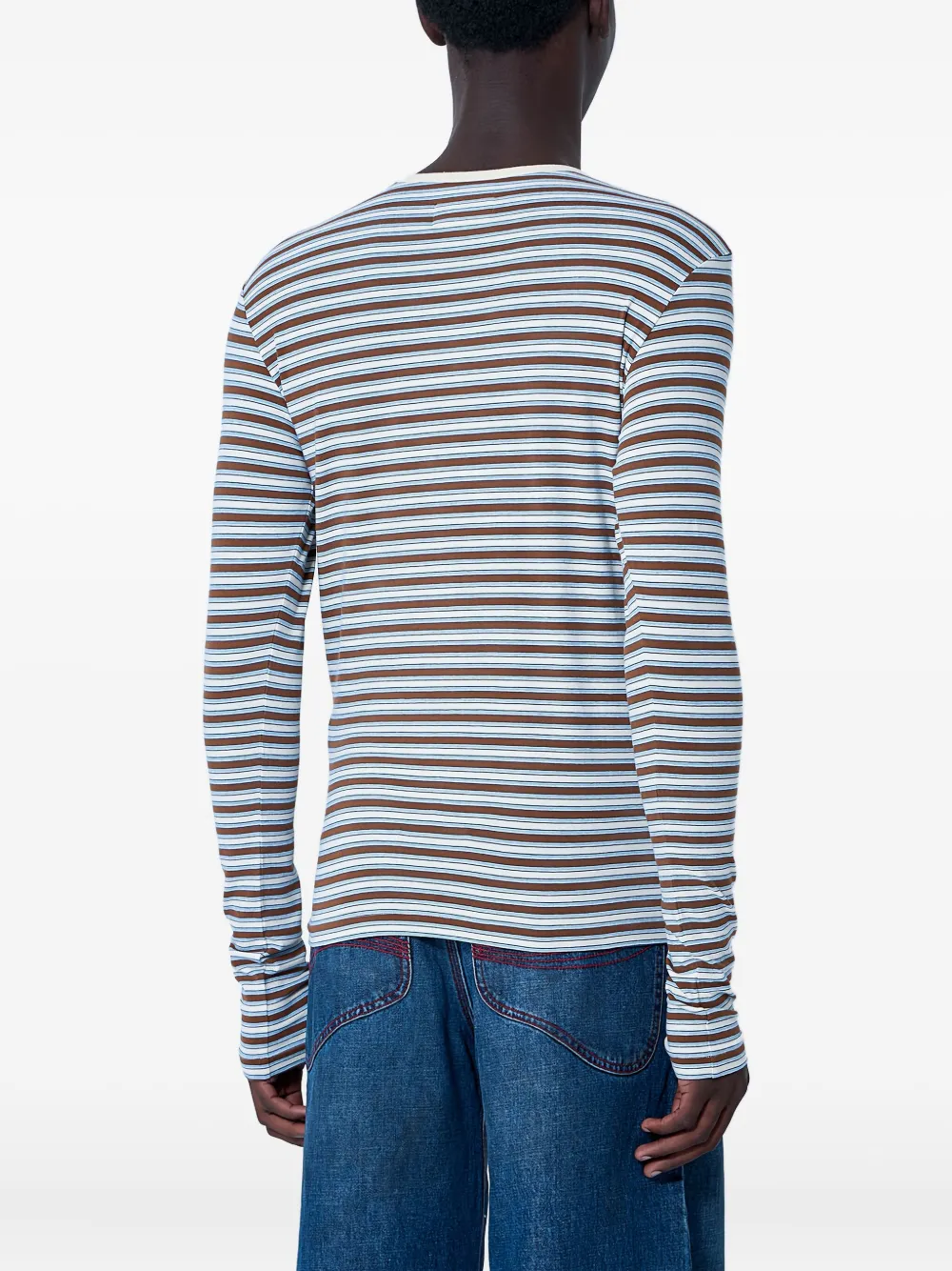 ERL striped crew-neck T-shirt Bruin