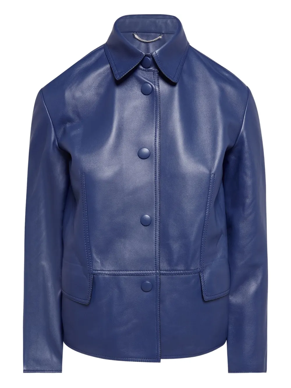 Ferragamo leather jacket | Blue | Image 1
