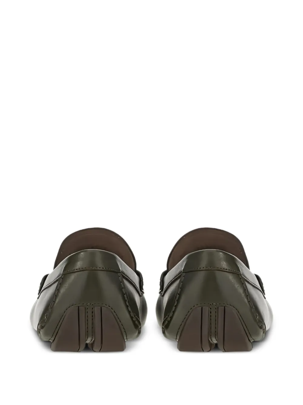Ferragamo penny-slot leather loafers Brown