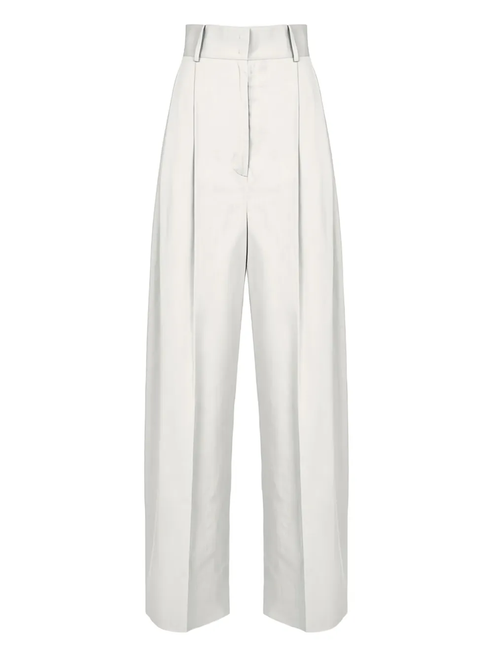 Ferragamo pleated high-waisted trousers Wit