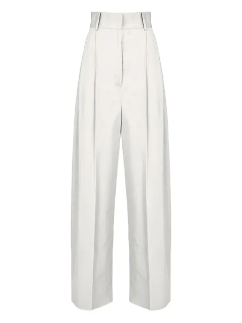 Ferragamo pleated high-waisted trousers