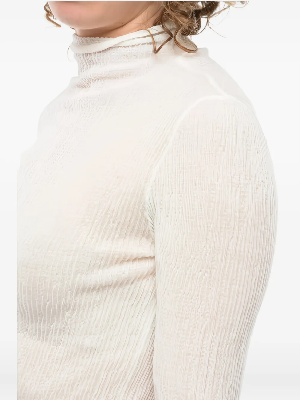 Ferragamo high-neck T-shirt Wit