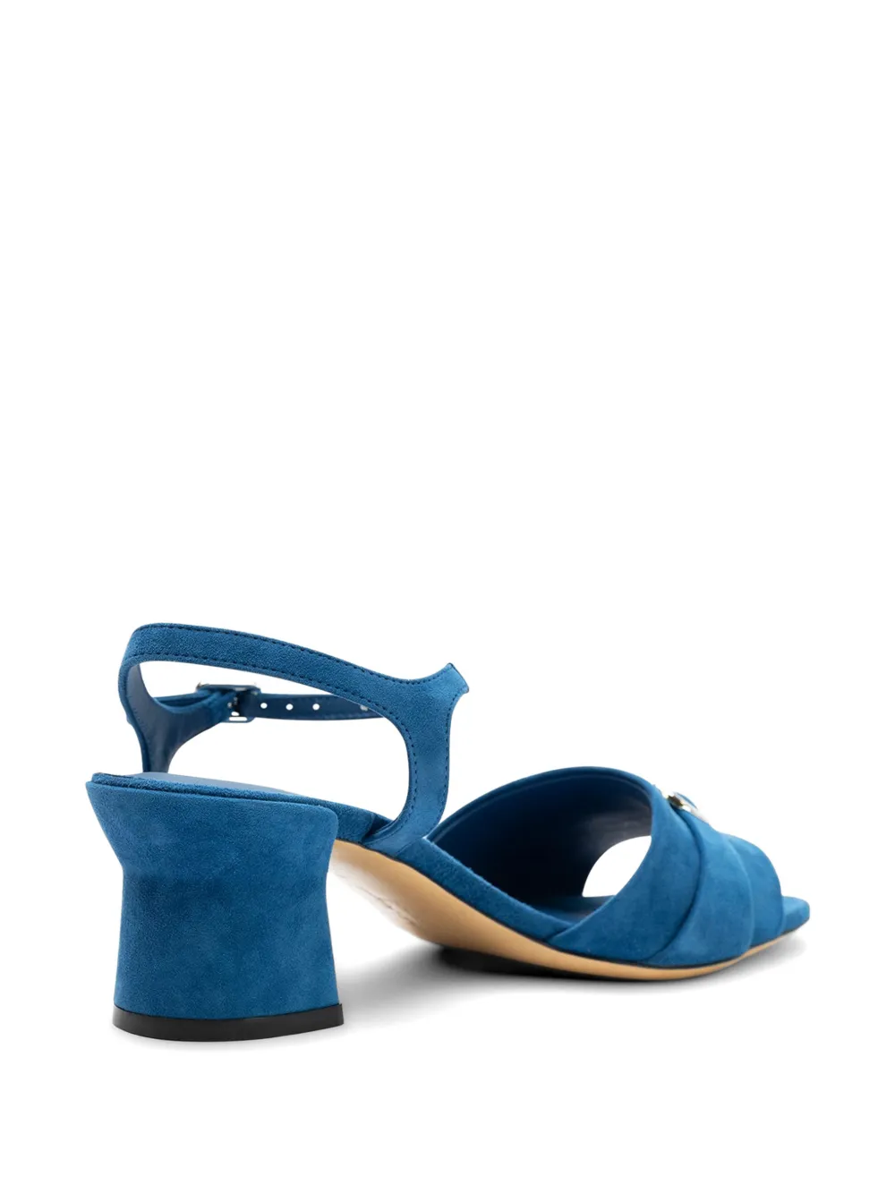 Ferragamo block-heel sandals Blauw