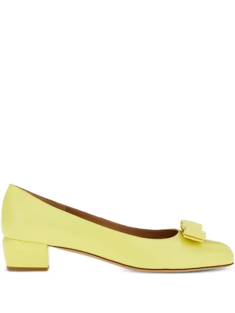 Ferragamo leather ballet flats
