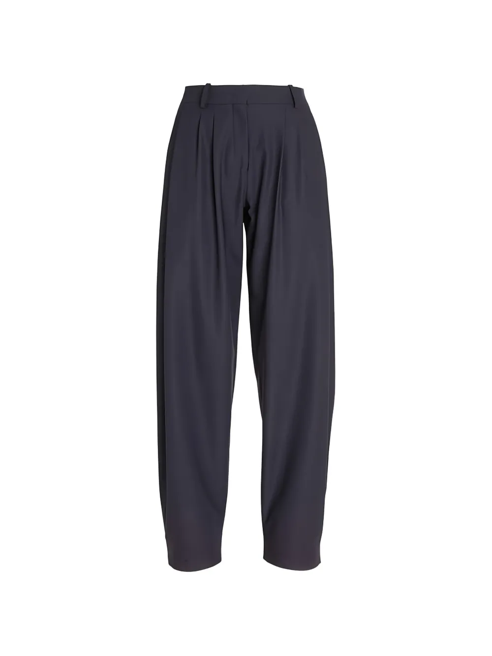 Ferragamo pleated tapered trousers - Blau