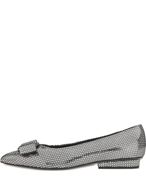 Ferragamo flats con detalle de moño