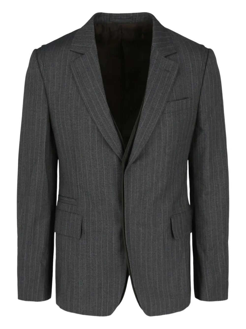 Ferragamo pinstripe buttoned jacket | Grey | Image 1