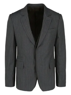 PRADA テーラード ジャケット ダークグレー Prada double-breasted Tailored Blazer | Grey | FARFETCH