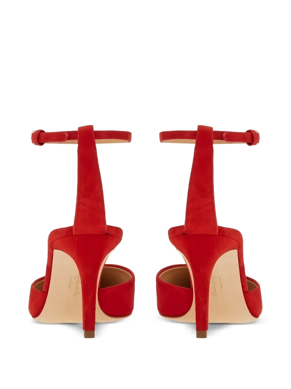 Ferragamo Iman 70 Suede Pumps In Multi
