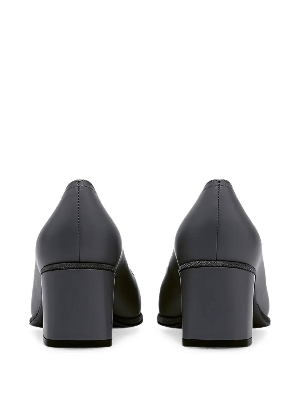 Ferragamo Giancini ornament pumps Grijs