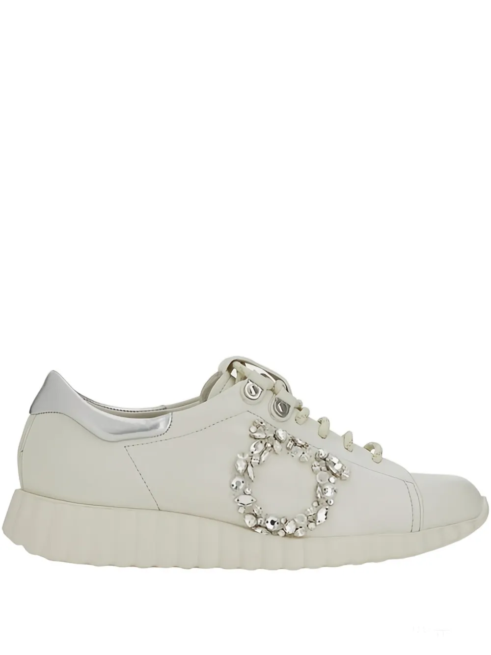 Ferragamo Gancini-motif Sneakers In Multi