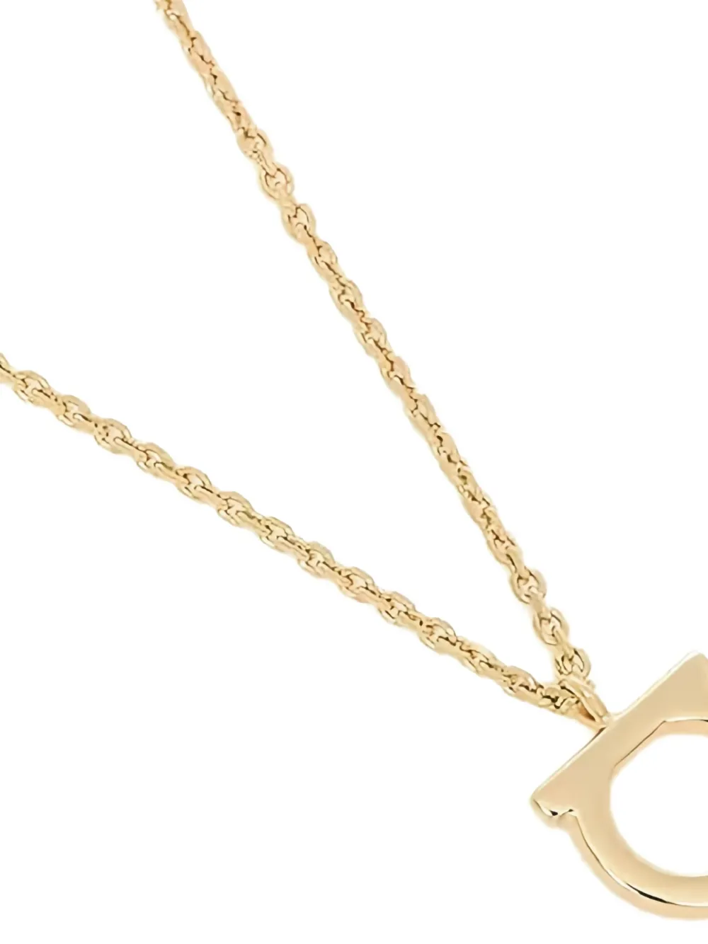 Ferragamo Halsketting met Gancini-bedel - Goud
