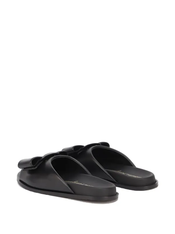 Ferragamo Vara Bow Flat Sandals Black FARFETCH PH