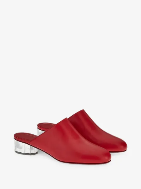 Floy leather mules