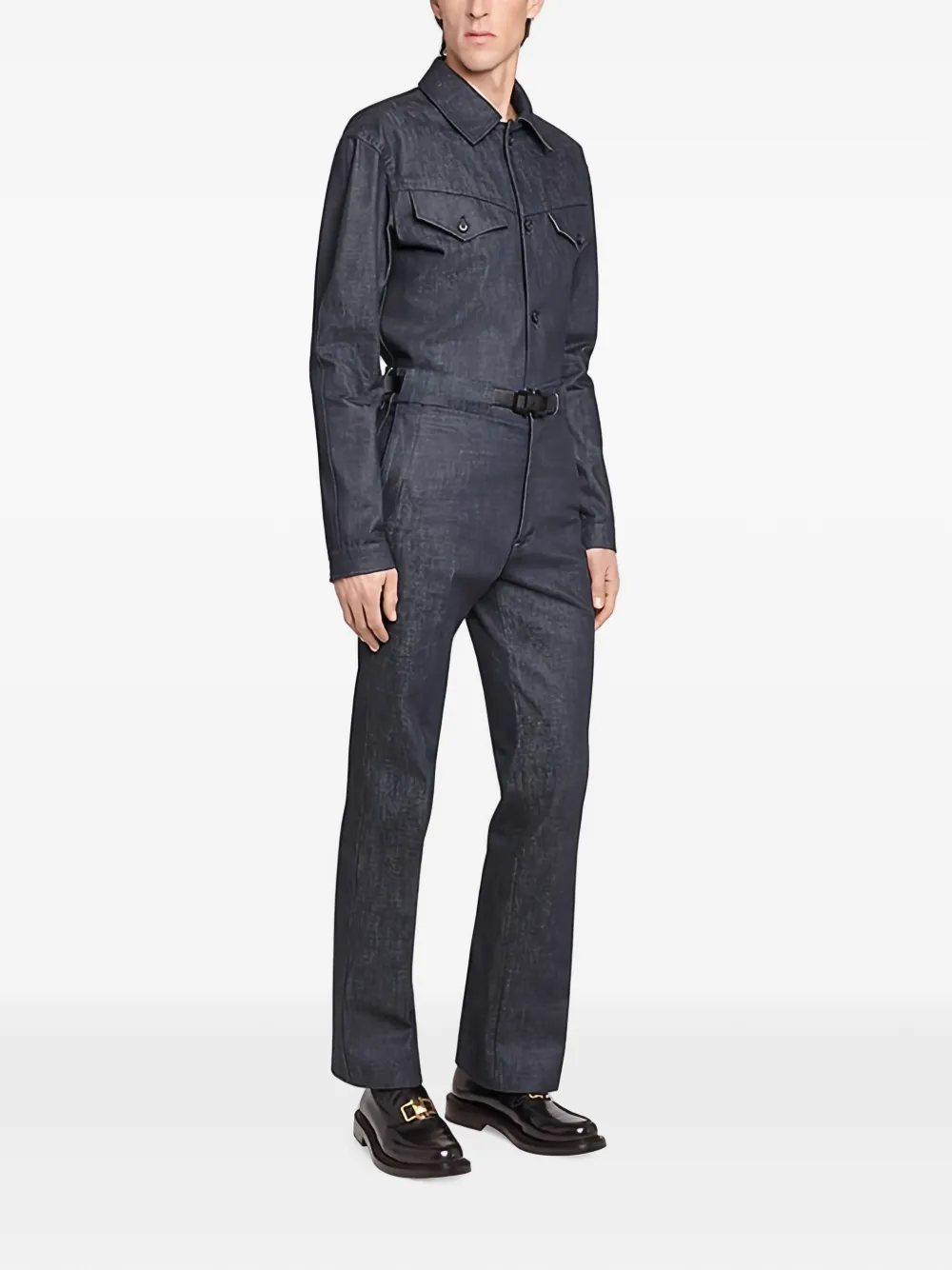 Ferragamo Straight broek Blauw