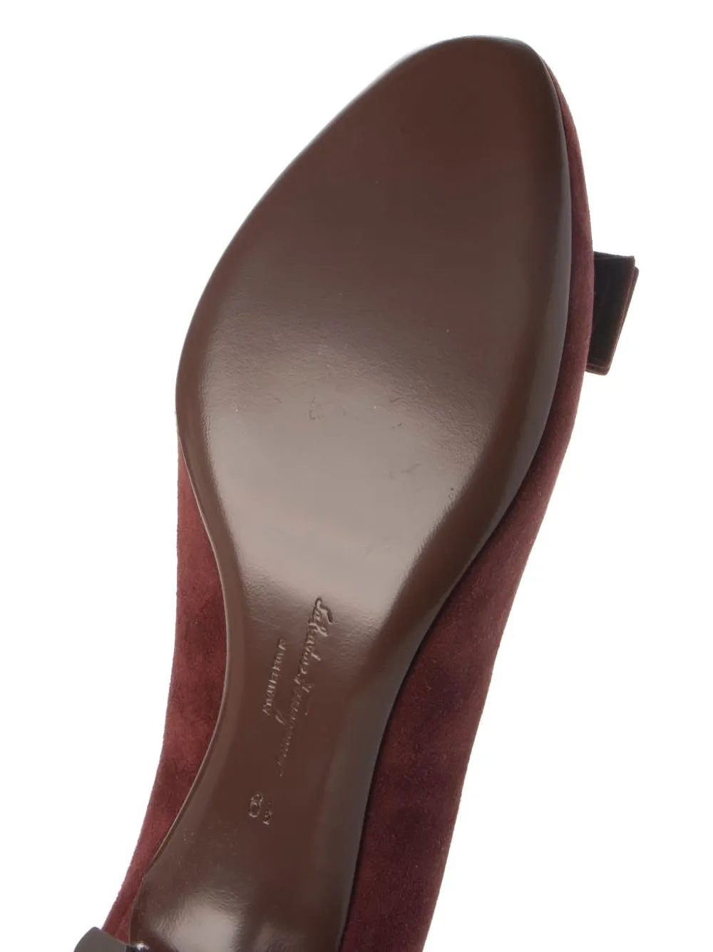 Ferragamo Carla Stud-embellished Suede Pumps In Multi