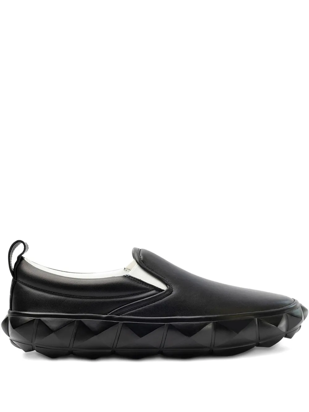 Valentino Garavani studded slip-on sneakers Zwart
