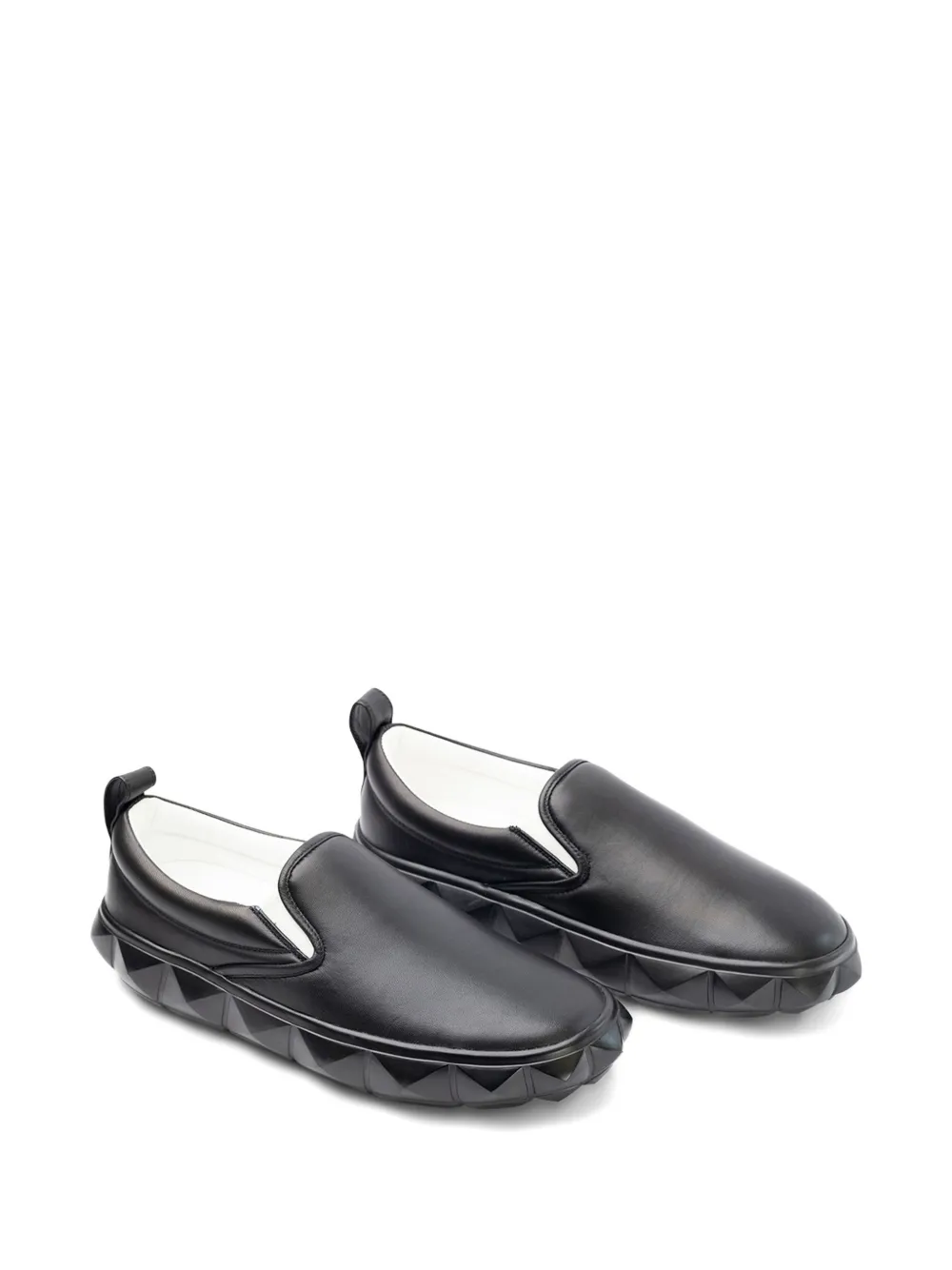 Valentino Garavani studded slip-on sneakers Zwart
