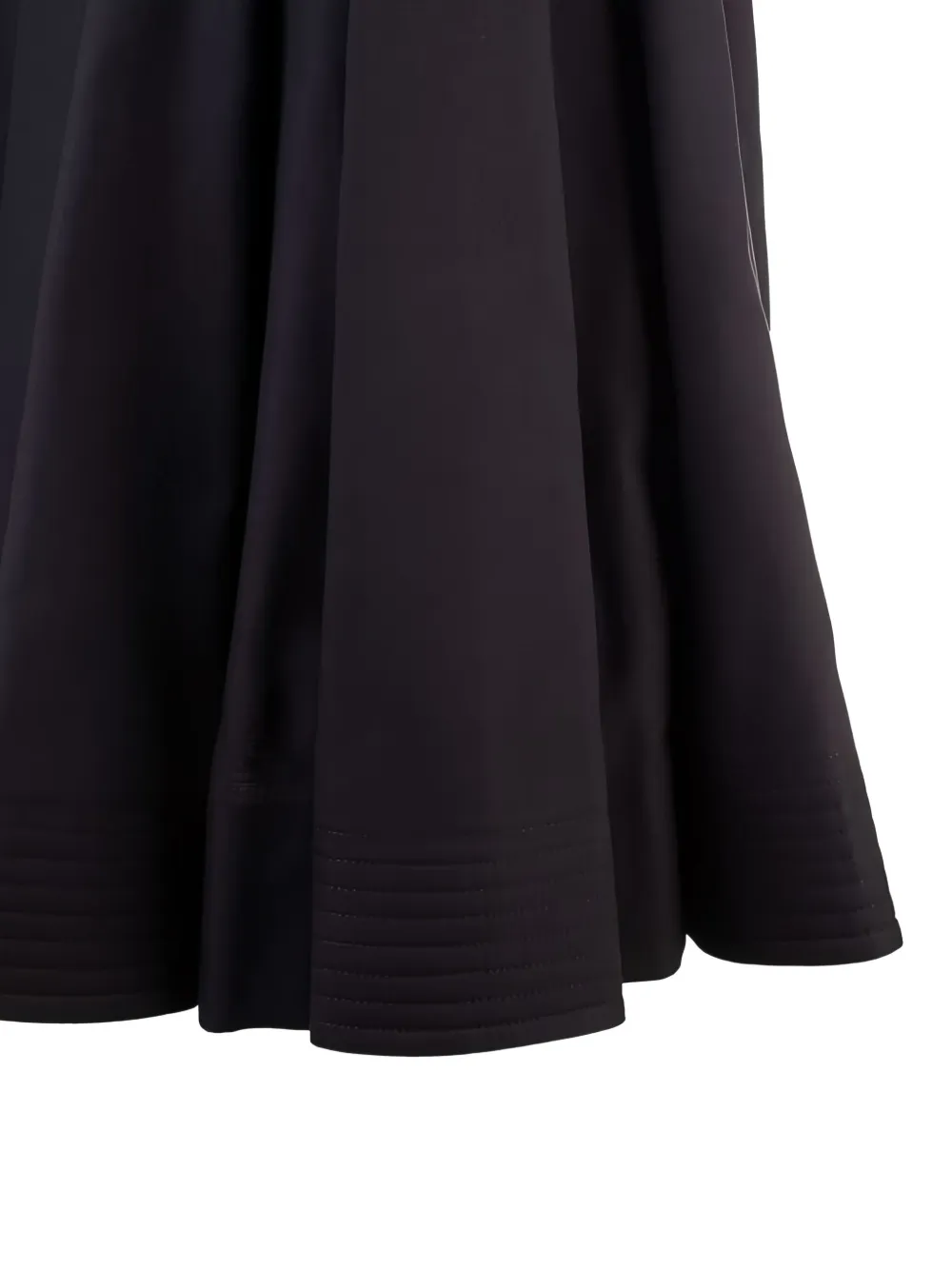 Valentino Garavani pleated panelled skirt Zwart