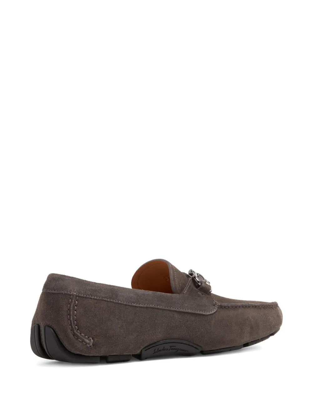 Ferragamo Gancini-detail suede loafers Bruin